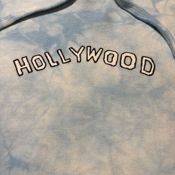 Buddha’s Buds Hollywood Blue Tie Dye Hoodie Men’s XXL Streetwear Limited Release - Picture 7 of 8